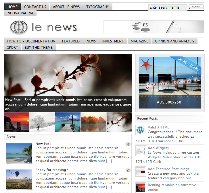 Best Online Newspaper WordPress Themes - le news
