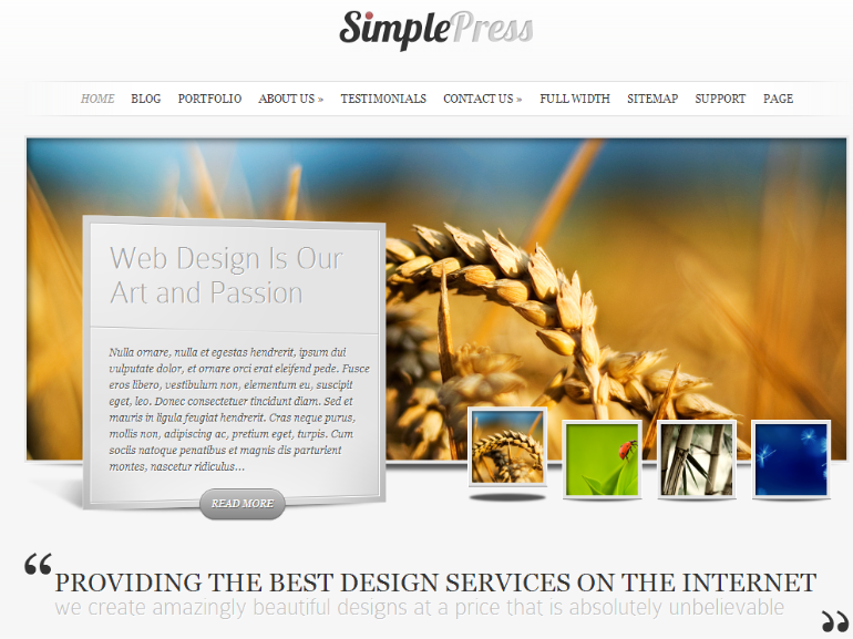 Best Quality Business Website WordPress Themes