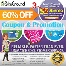 SiteGround Coupon & Promotion