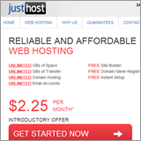 justhost hosting