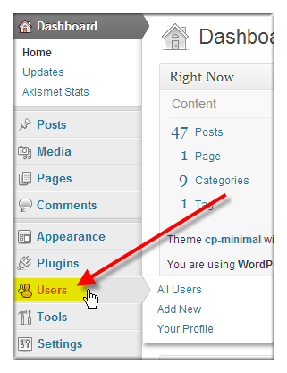 Change WordPress Username via WordPress Dashboard - Step 5