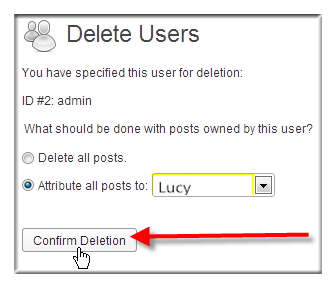 Change WordPress Username via WordPress Dashboard - Step 6