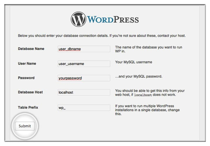 Finish WordPress Manual InstallationStep 2