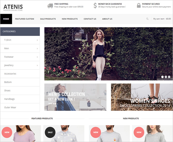 Best Responsive Magento Themes - Atenis