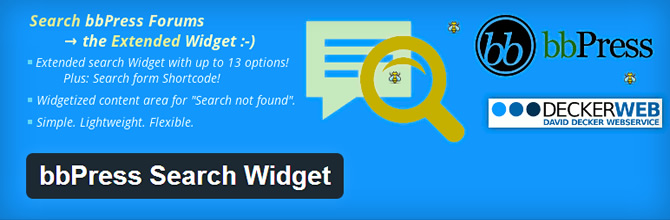 Best WordPress Search Plugins - bbPress Search Widget