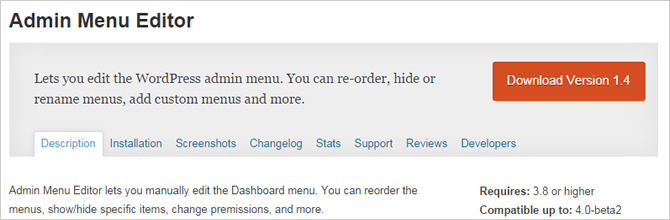 Top 10 WordPress Menu Plugins - Admin Menu Editor