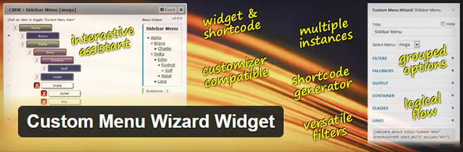 Top 10 WordPress Menu Plugins - Custom Menu Wizard Widget