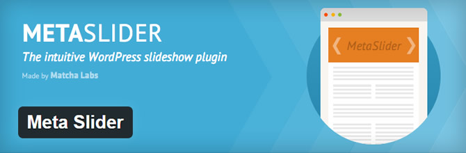 WordPress Slider Plugin - Meta Slider