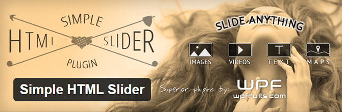 WordPress Slider Plugin - Simple HTML Slider