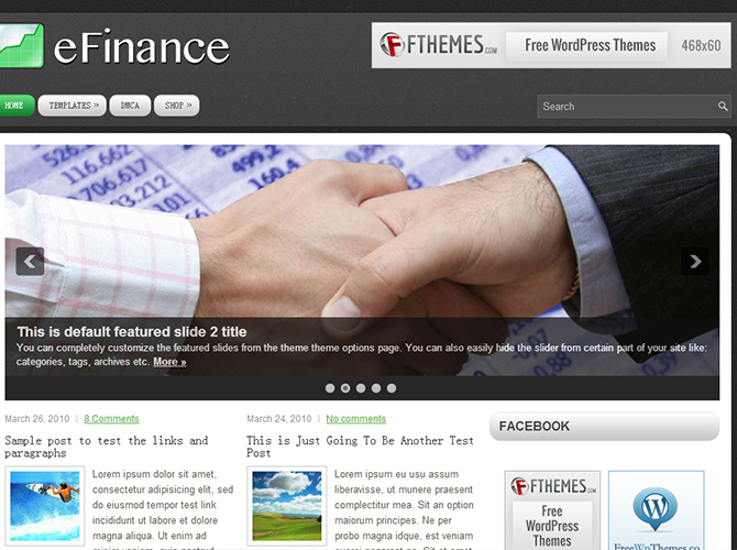 Best 3-Column WordPress Themes - eFinance