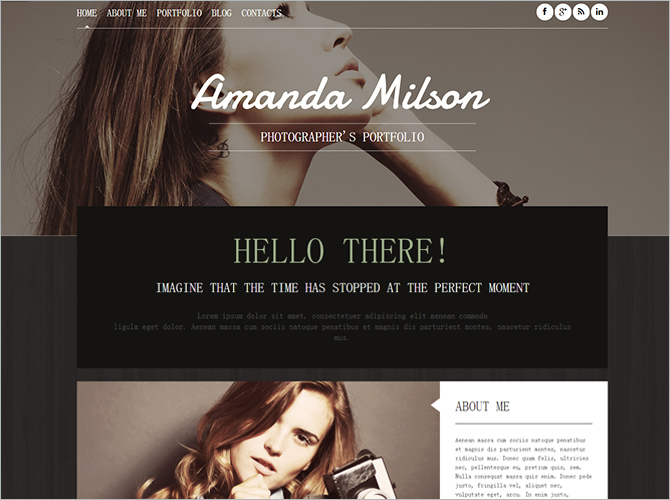 WordPress Minimalist Theme - Hello There