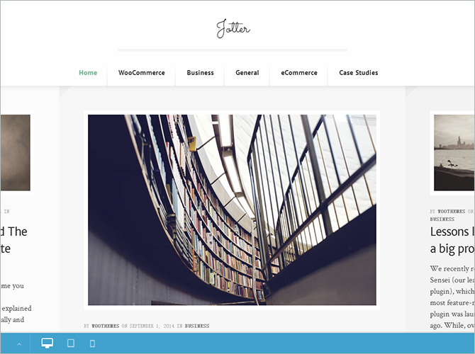 WordPress Minimalist Theme - Jotter