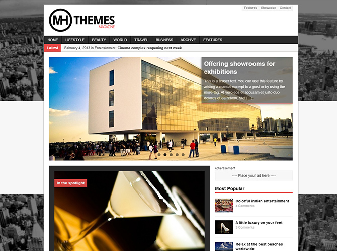 Best Online Newspaper WordPress Themes - MH Magazine WordPress Theme