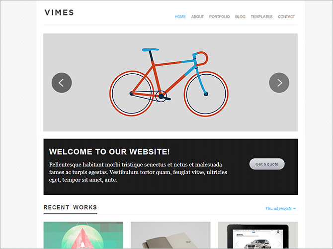 WordPress CMS Themes - vimes