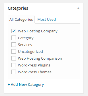 how to use categories in wordpress