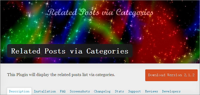 Related Posts - Related Posts via Categories